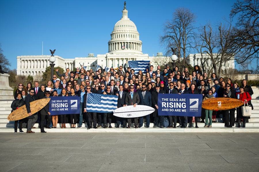 Hill Day Group 2020 in front of the Capitol Building
